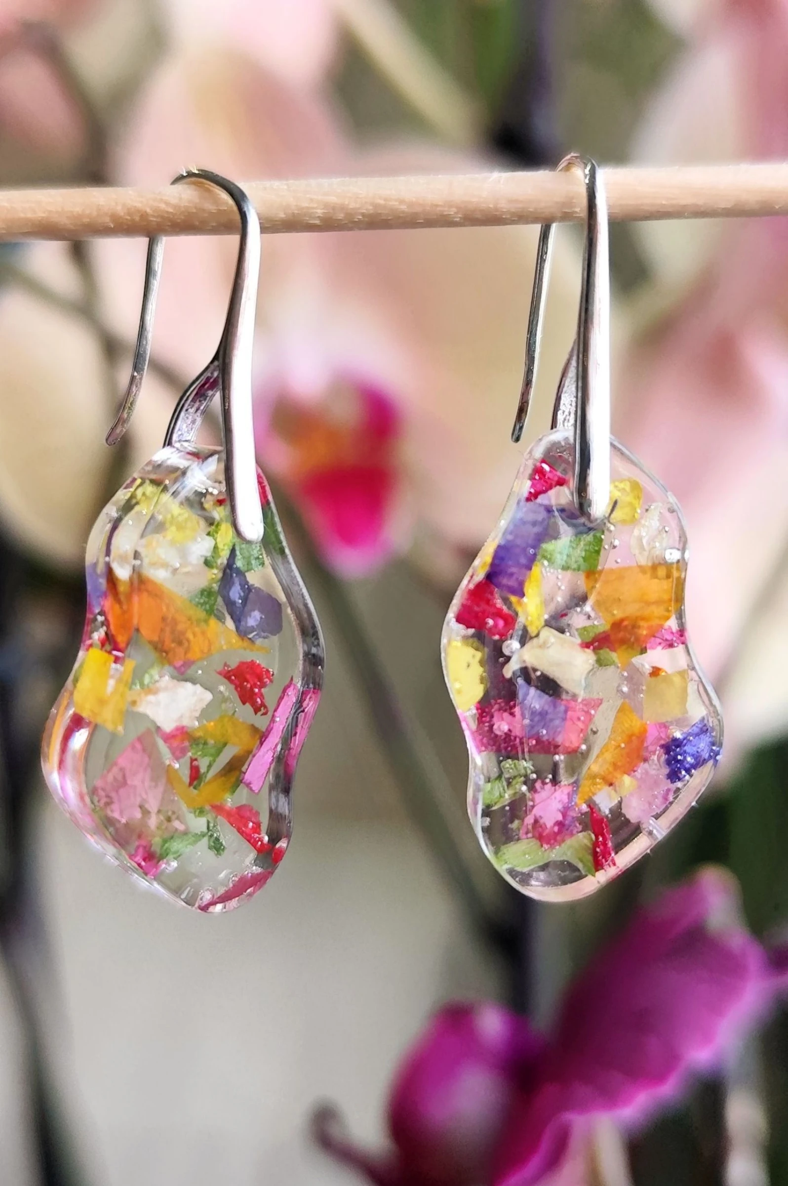 Pendientes de Flores Variadas